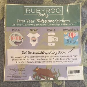 RubyRoo Baby Milestone Stickers